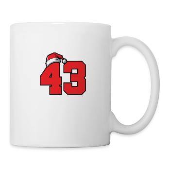 43 Numéro Noël - Mug blanc - blanc - Droite