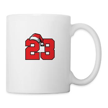 23 Numéro Noël - Mug blanc - blanc - Droite