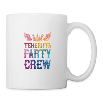Teneriffa Party Crew Spruch - Tasse - Weiß - Rechts