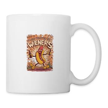 I'm Just Here For The Wieners 4th of July Hot Dog - Mug - white - Right