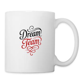 Dream Team - Tasse - Weiß - Rechts