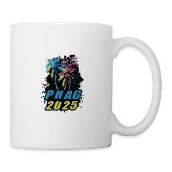 Prague 2025 Vacances Palmiers Coloré - Mug blanc - blanc - Droite