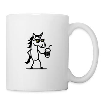 Boisson fraîche Licorne - Mug blanc - blanc - Droite