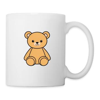 Cute Teddy Bear Cartoon - Mug - white - Right