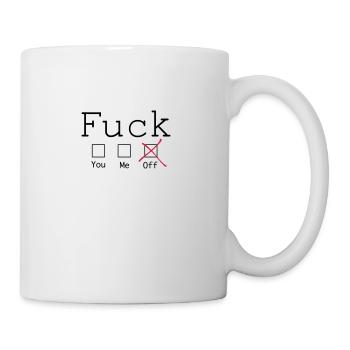 Fuck off 2c - Mug - white - Right