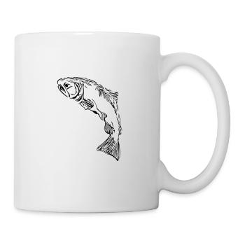 Lachs - Tasse - Weiß - Rechts