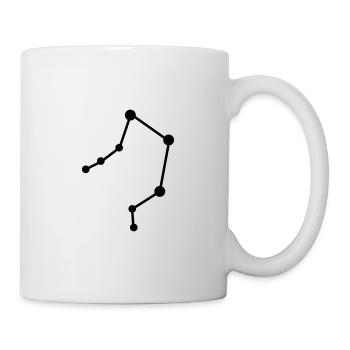 Sternzeichen Waage - Tasse - Weiß - Rechts