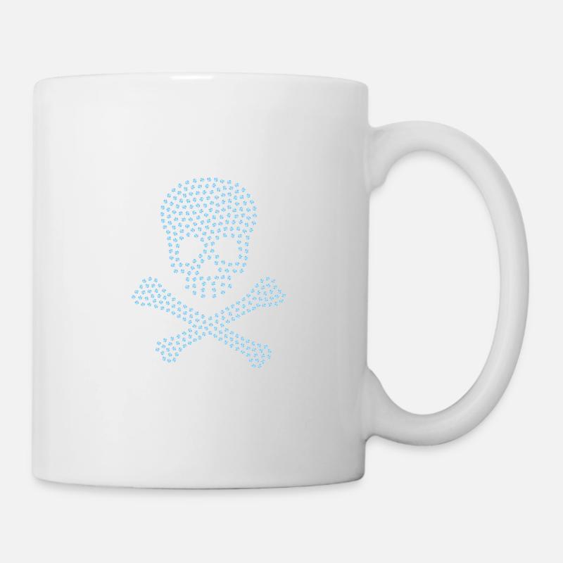 Skull Diamond Blue - Mug - white