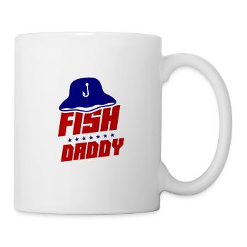 Pêche Papa Papa Pêcheur - Mug blanc - blanc - Droite