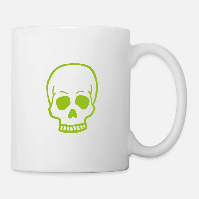 Crâne - Mug blanc - blanc