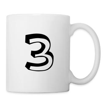 Number 3 - Mug - white - Right