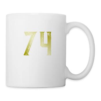 74 number symbol - Mug - white - Right