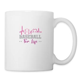Baseball for life - Mug - white - Right