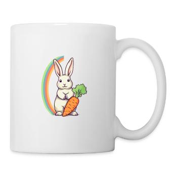 Lapin de la fierté - Mug blanc - blanc - Droite