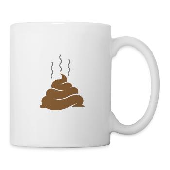 Ein Haufen Scheiße - Tasse - Weiß - Rechts