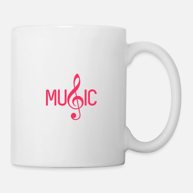Musique ... Musique - Mug blanc - blanc