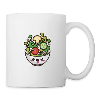Cute salad - Mug - white - Right