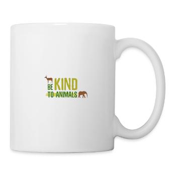 Be Kind to animals - Be nice to animals - Mug - white - Right