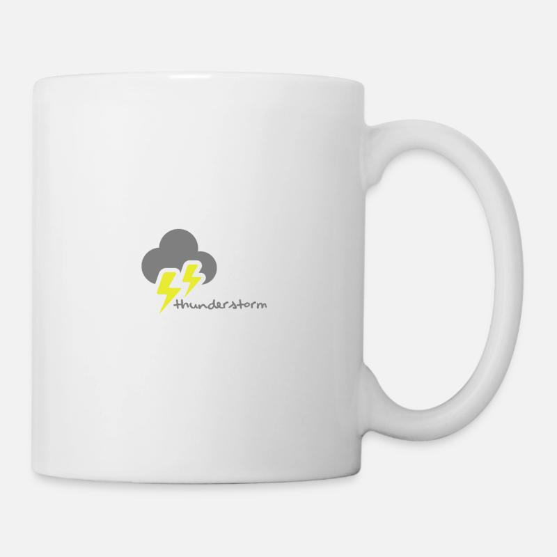 Météo, orage - météo, orage - Mug blanc - blanc