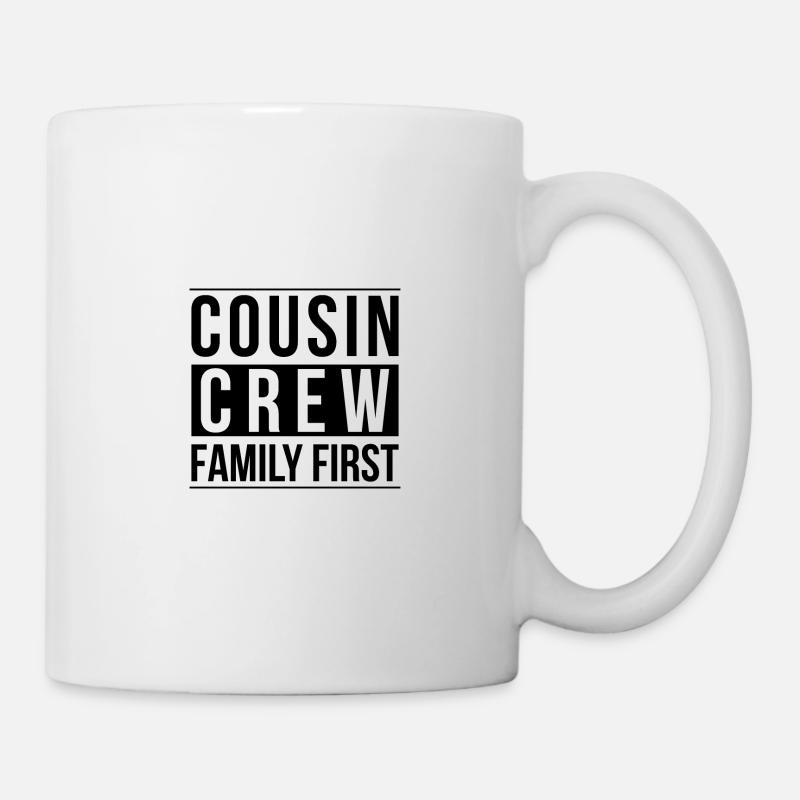 Cousin Crew Family First - Mug blanc - blanc