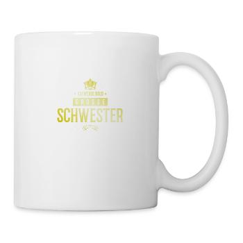 Ich werde Bald Schwester - Tasse - Weiß - Rechts