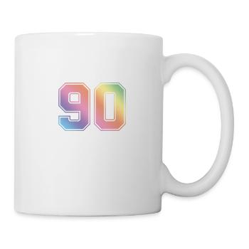 90 Number Colorful - Mug - white - Right
