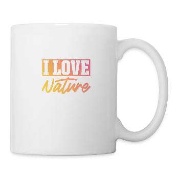 I love nature - Mug - white - Right