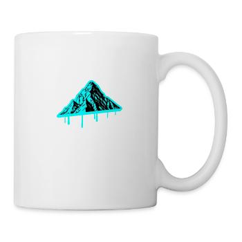 Mountain Silhouette Symbol Mountains - Mug - white - Right