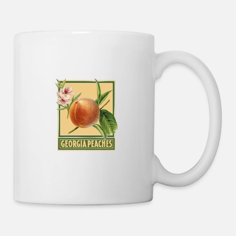 Georgia Peaches / Design d’été - Mug blanc - blanc