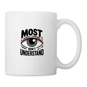 La plupart ne comprennent pas - Mug blanc - blanc - Droite