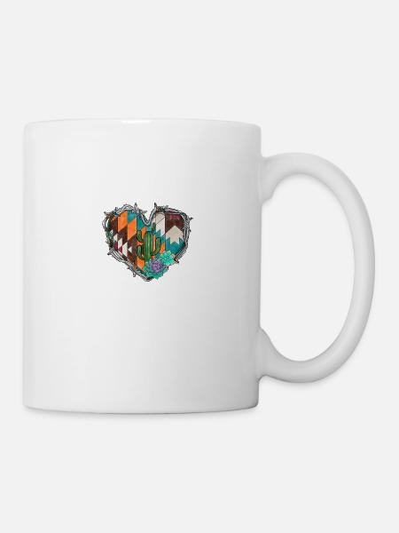 Azteken mit saftigem Stacheldraht - Tasse - Weiß