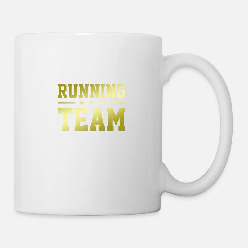 Équipe de course à pied - Mug blanc - blanc