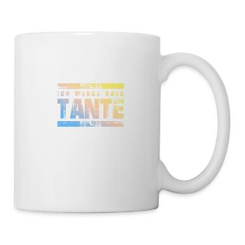 Ich werde Bald Tante - Tasse - Weiß - Rechts