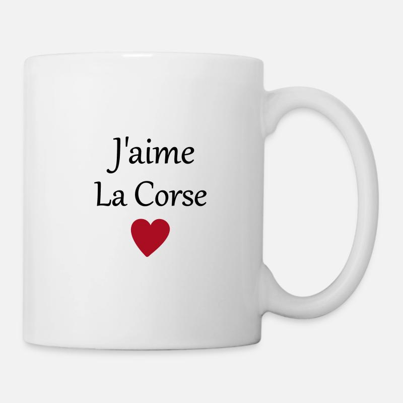 J'aime la Corse - Mug blanc - blanc