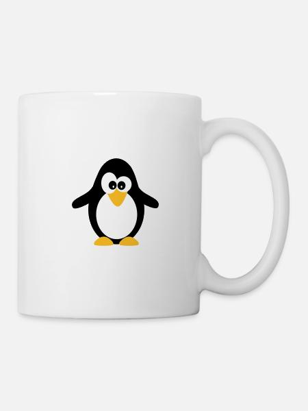 Pingouin - Mug blanc - blanc