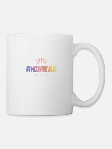 Andreas - Tasse - Weiß