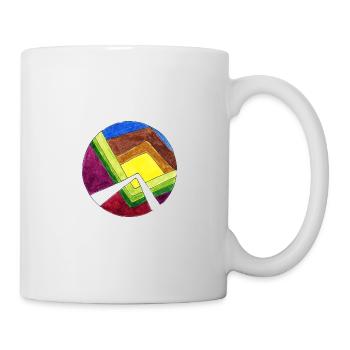 Cosmogram "GLOBALCHANGE" by Gudrun Kargl - Mug - white - Right