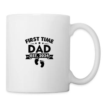 Papa pour la première fois est. 2024 - Mug blanc - blanc - Droite