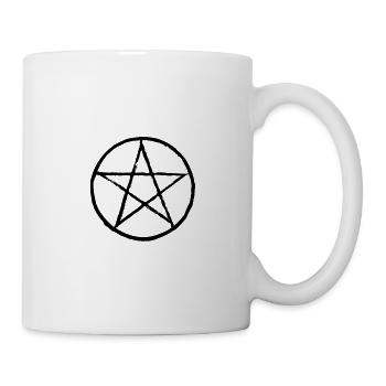 Pentagramm - Tasse - Weiß - Rechts