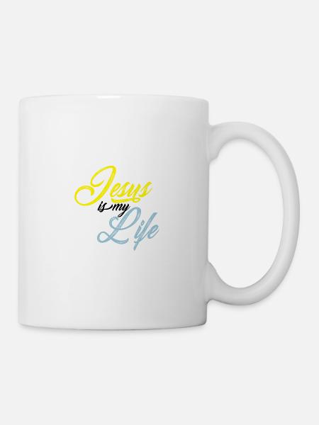 Jesus is my life - Mug blanc - blanc