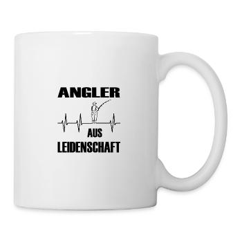 Angeln - Tasse - Weiß - Rechts