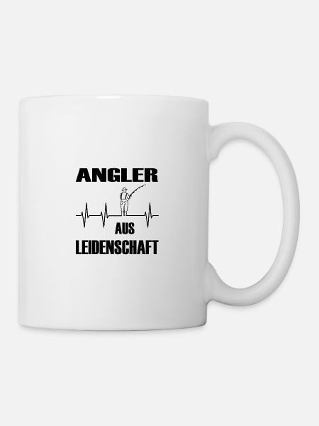 Angeln - Tasse - Weiß