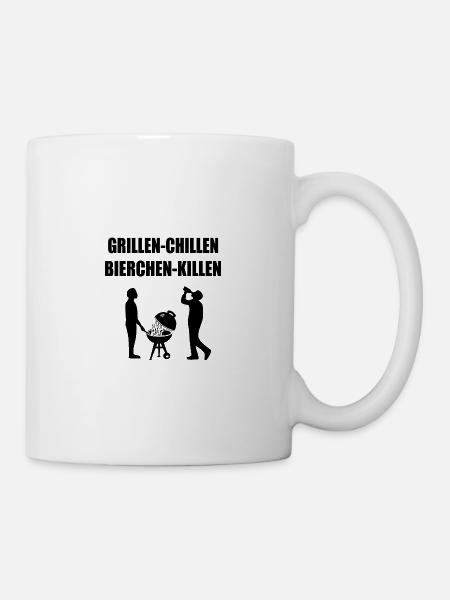 BBQ - Tasse - Weiß