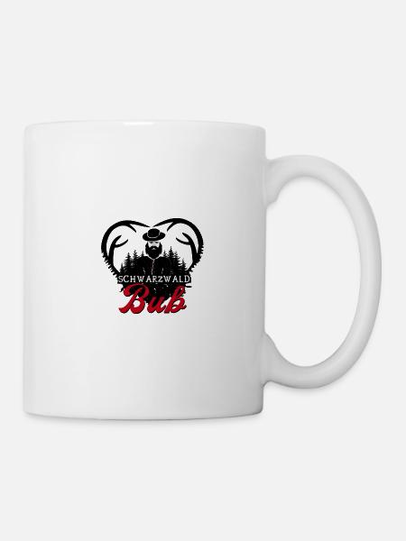 Schwarzwald Bub - Tasse - Weiß