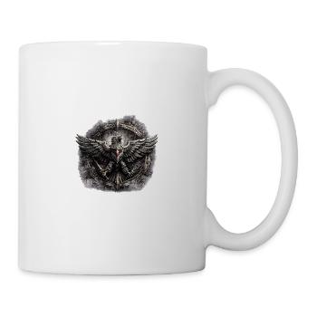 Gothic Adlerwappen mit Flügeln - Tasse - Weiß - Rechts