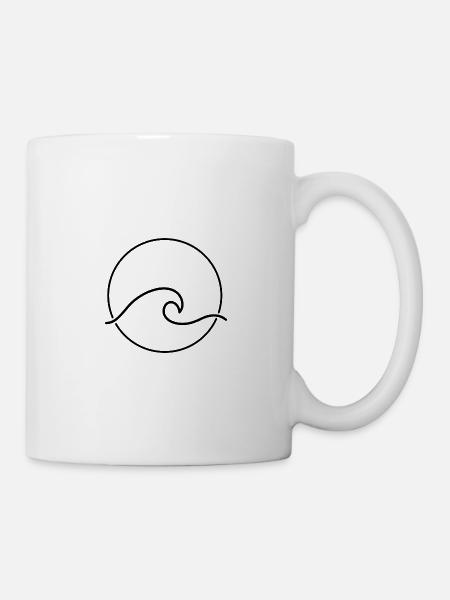 Riptide mask - Mug - white