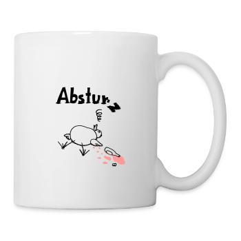absturz - Tasse - Weiß - Rechts
