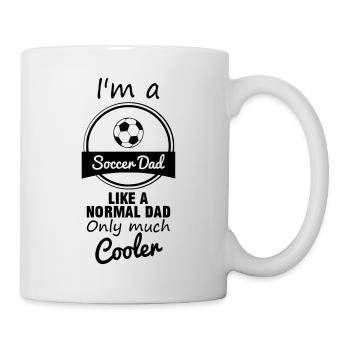 Soccer dad soccer football soccer daddy daddy - Mug - white - Right