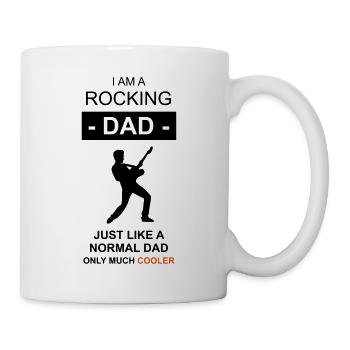 Rocking Dad Vater - Tasse - Weiß - Rechts