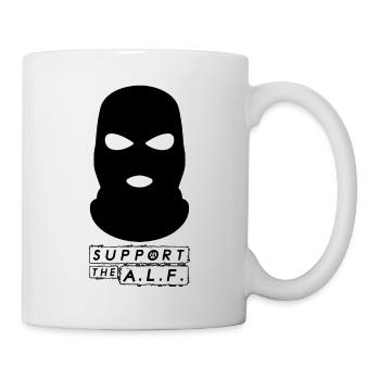 Soutenez le FAL (Front de libération des animaux) - Mug blanc - blanc - Droite